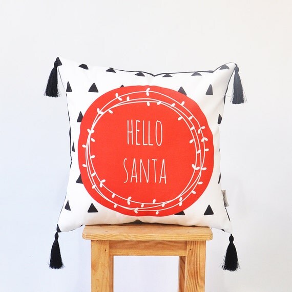 ON SALE Christmas Pillow Decorative Pillow Kids by LoveJoyCreate