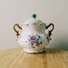 50s Mid Century Sugar Bowl with Lid Bavaria Fash Ceramic Container ITALY Vintage
