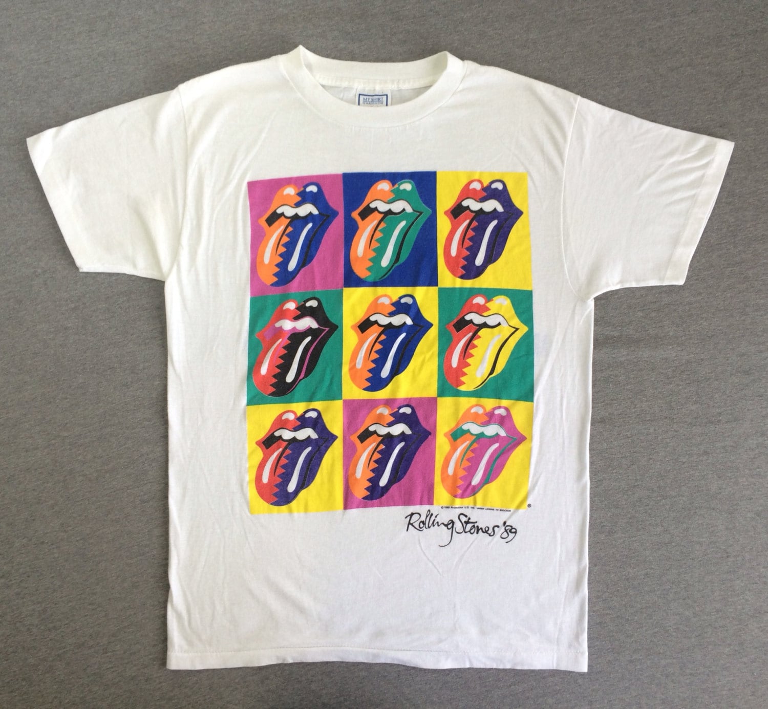 1989 rolling stones tour shirt