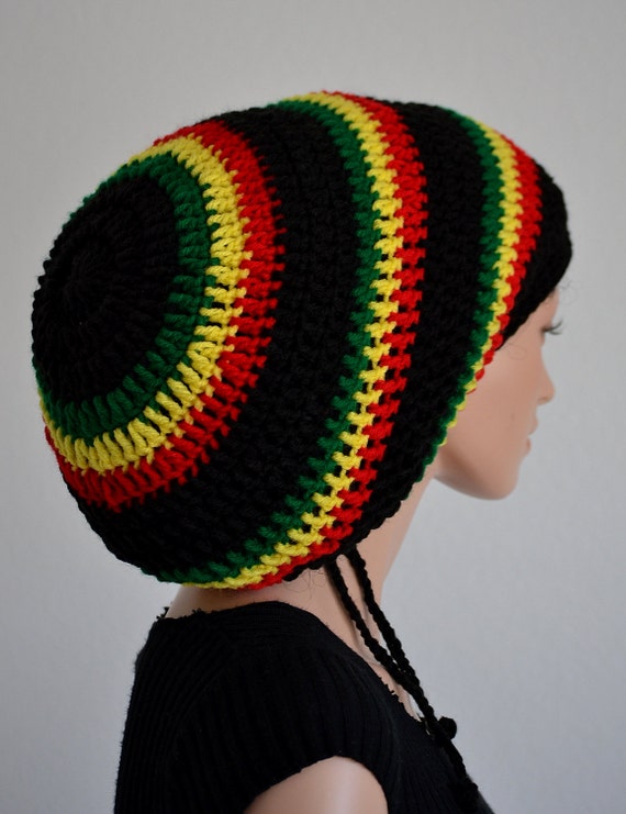 Crochet Rasta Tam Unisex Dreadlocks Hat Bob By Africancrab