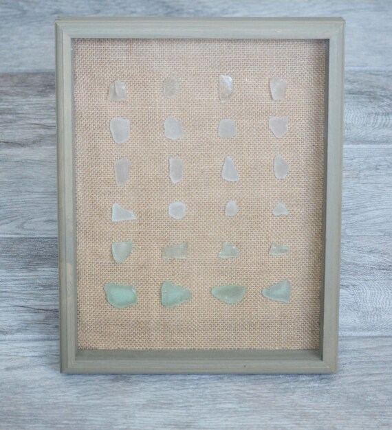 Ombre Wall Art Home Decor Sea Glass Wall Art by ...