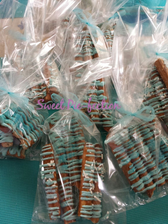 12Mini Pretzel Bags Pretzel Favors Mini Pretzels Chocolate