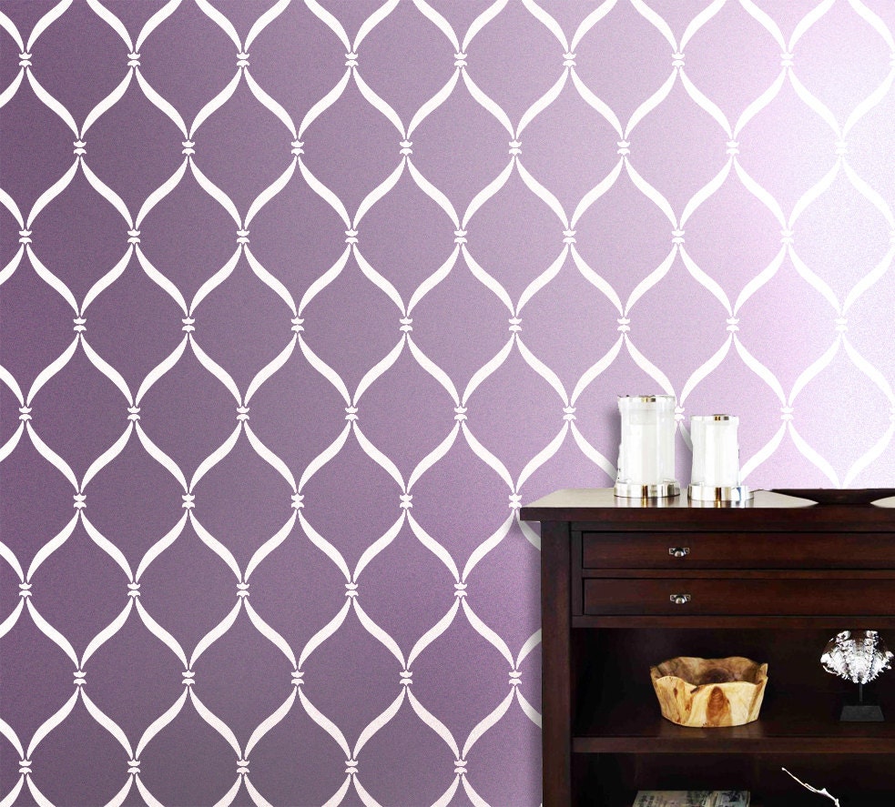 Large Floral Stencil Floral Stencil floral wall Stencil