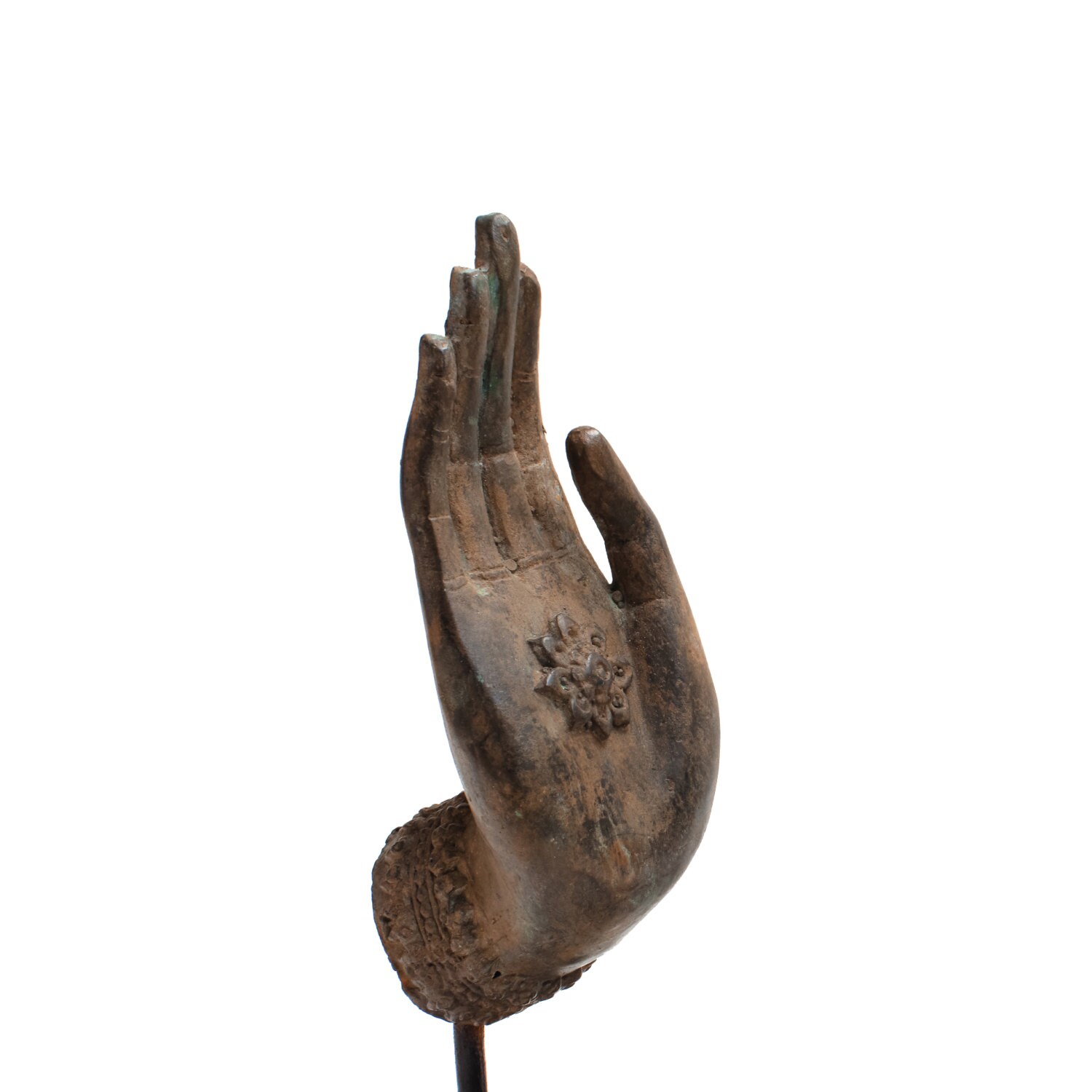 Bronze Buddha Mudra Hand Statue. Abhaya Mudra by SiamSawadee