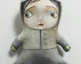 COLOMBINE Poupée hanging OOAK DOLL