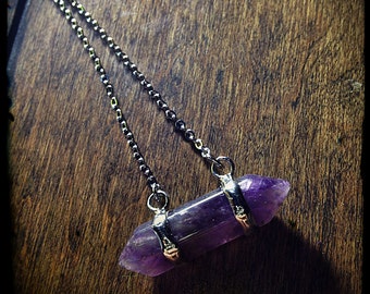 Captured Amethyst Amulet - Witchcraft ~ Talisman ~ Amulet ~ Pagan ~ Paganism ~ Pagans ~
