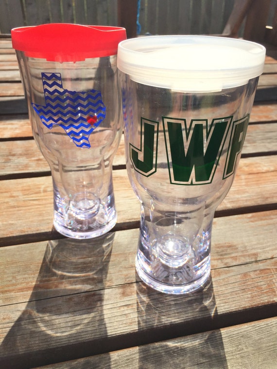 Items similar to Personalized Acrylic Beer Tumbler on Etsy