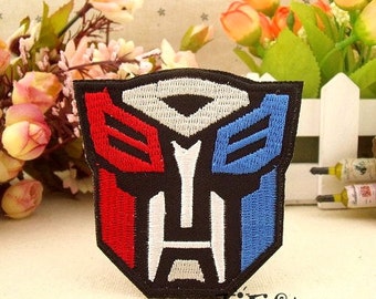 Autobot Logo Iron on Patch Embroidery Patch Movie Sew on Applique CB222-3