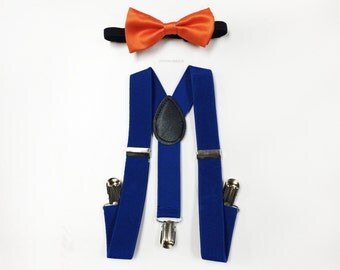 Mayoral Bowtie and Suspenders Set - Capri Blue main image 0