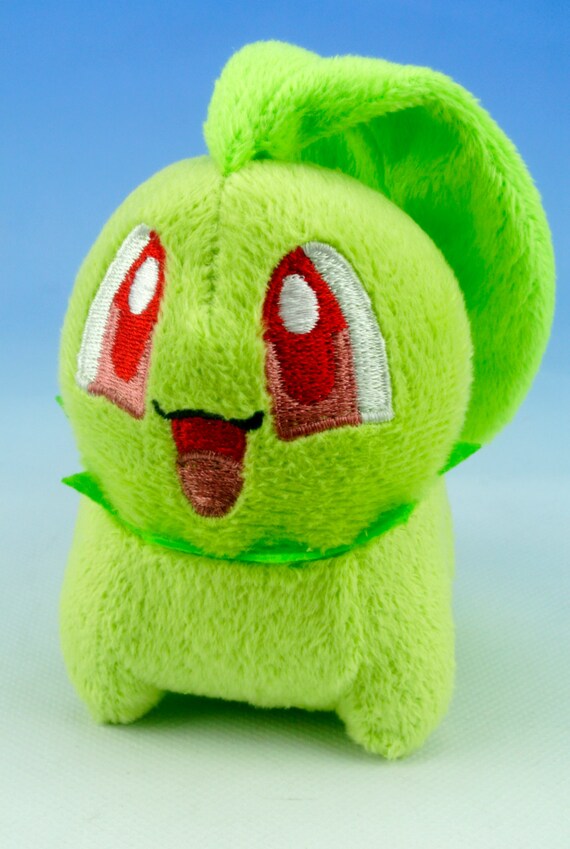 pokemon chikorita plush