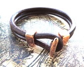 Brown Leather with Rose Gold Clasp for Women - Gifts for Women, Girls, Teens, Birthdays, Christmas