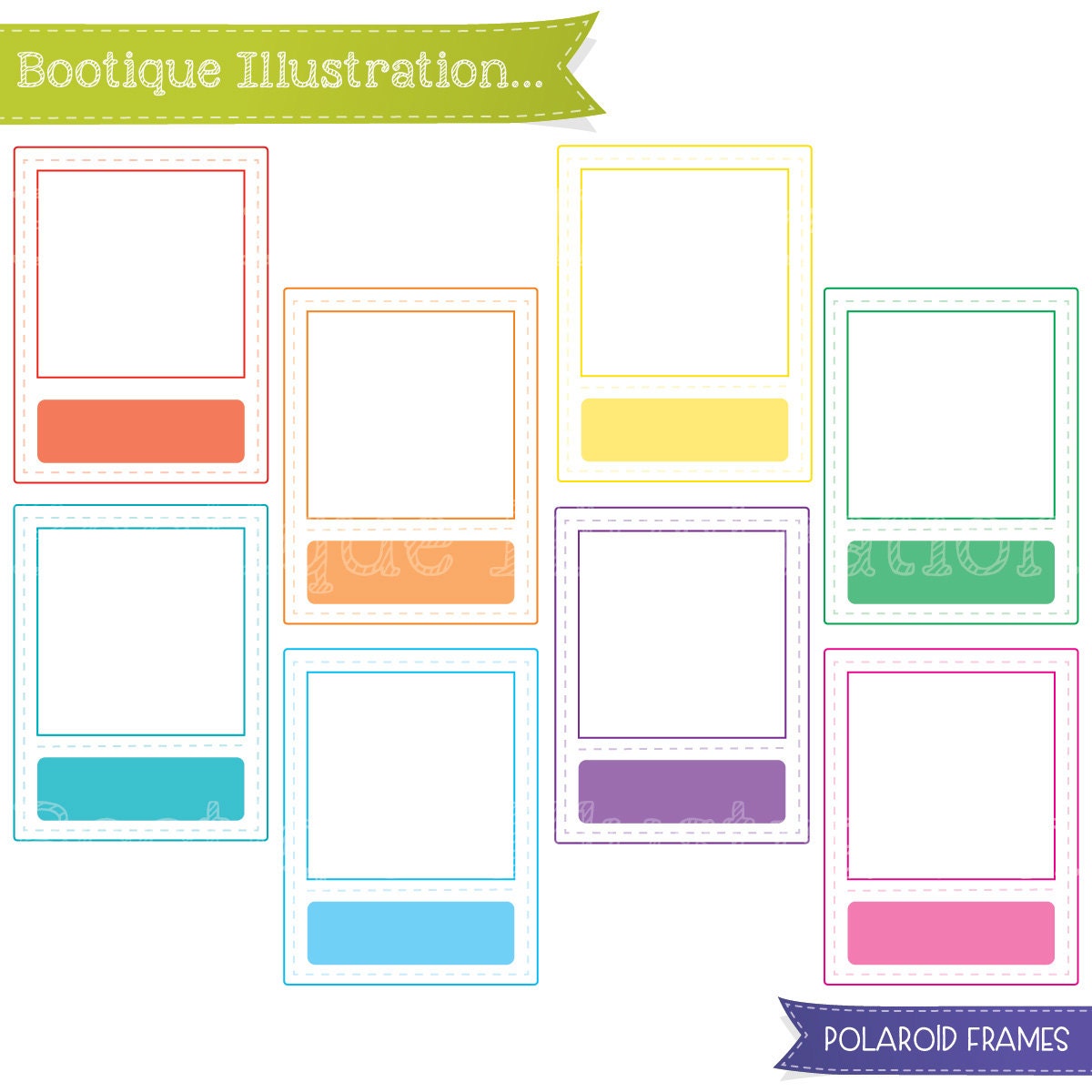 Polaroid Clipart | Boo-tique Illustration Clipart