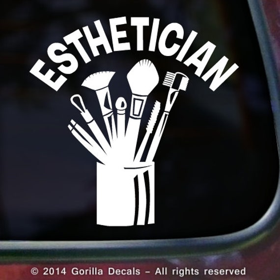 Esthetician Facial Salon Spa Vinyl Decal Sticker Etsy Esthetician Gifts Esthetician Anti Aging Skin Treatment