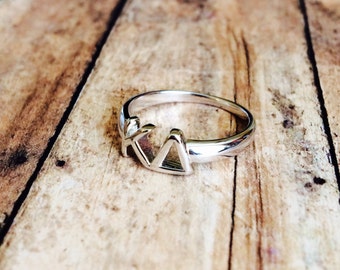 Kappa Delta Classic Letter Ring | Sorority Ring | Kappa Delta Ring | KD Ring | Kappa Delta Jewelry | Sorority Jewelry