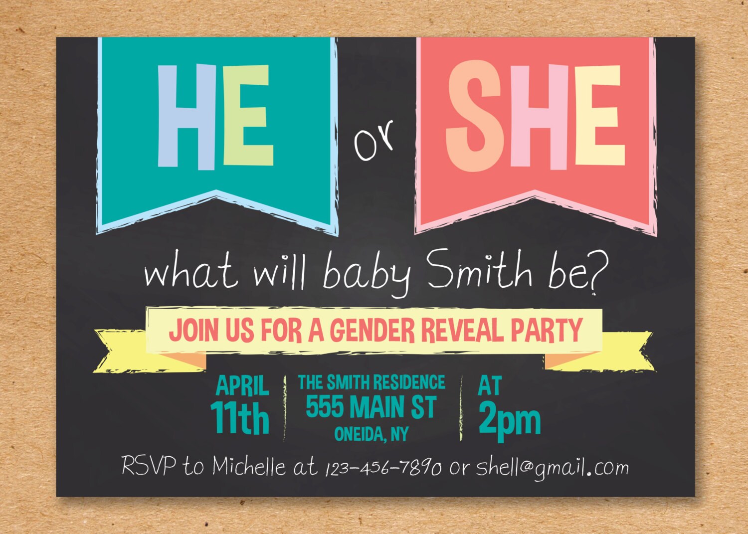 He or She What What Will it Be Gender Reveal Party