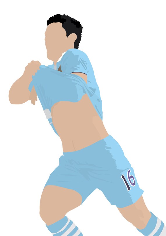 Aguero Celebration vs QPR Man City crowned as Champions A3