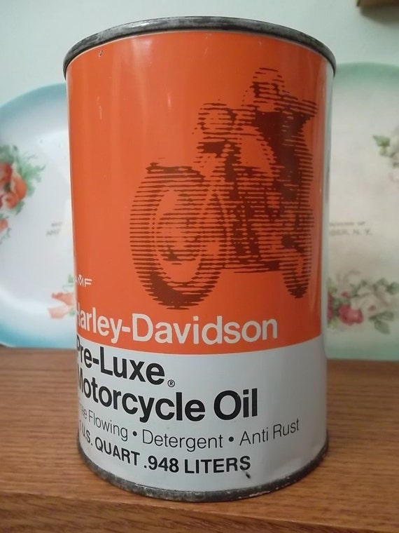  Harley  Davidson  Full 1 Qt Oil  Can  FREE SHIPPING Motorcycle Hog