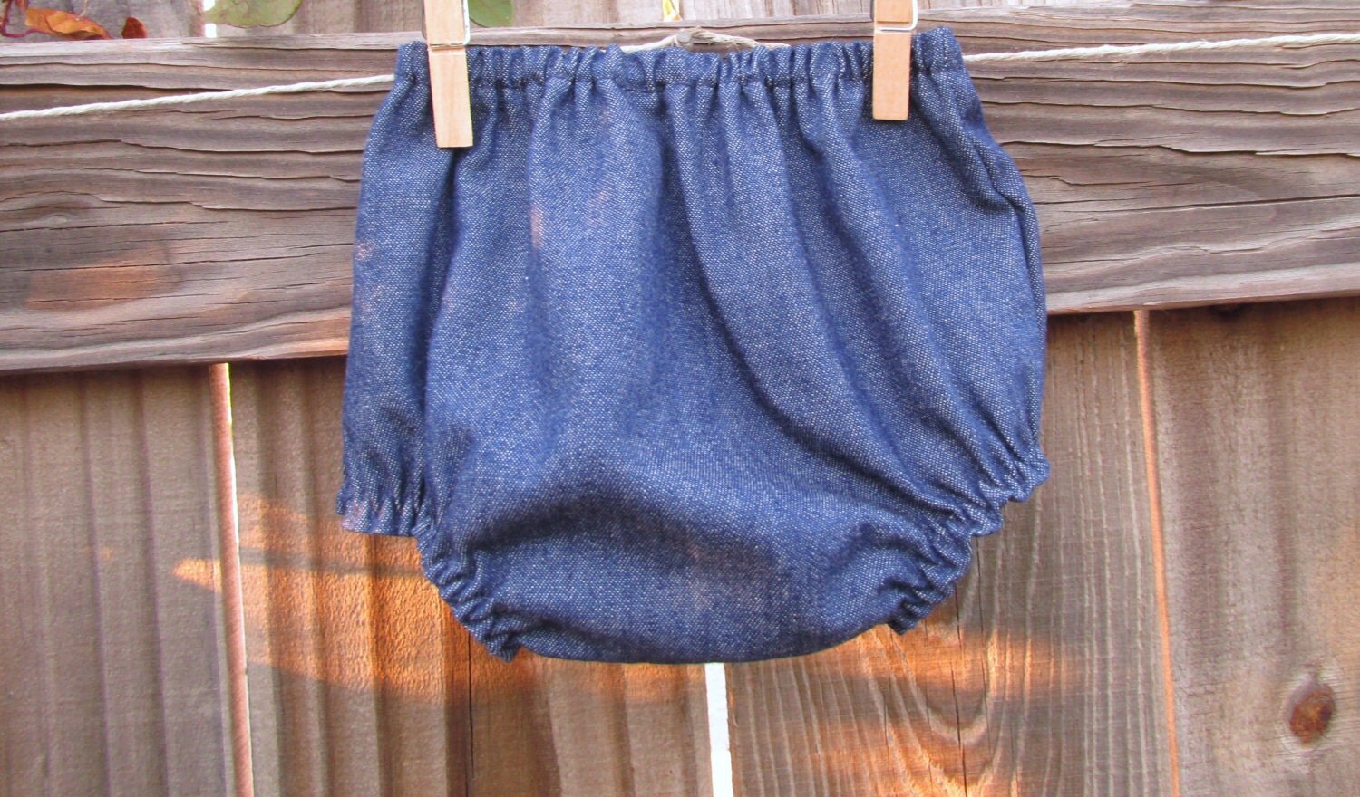 Baby Denim Diaper Cover Boy or Girl Diaper Cover
