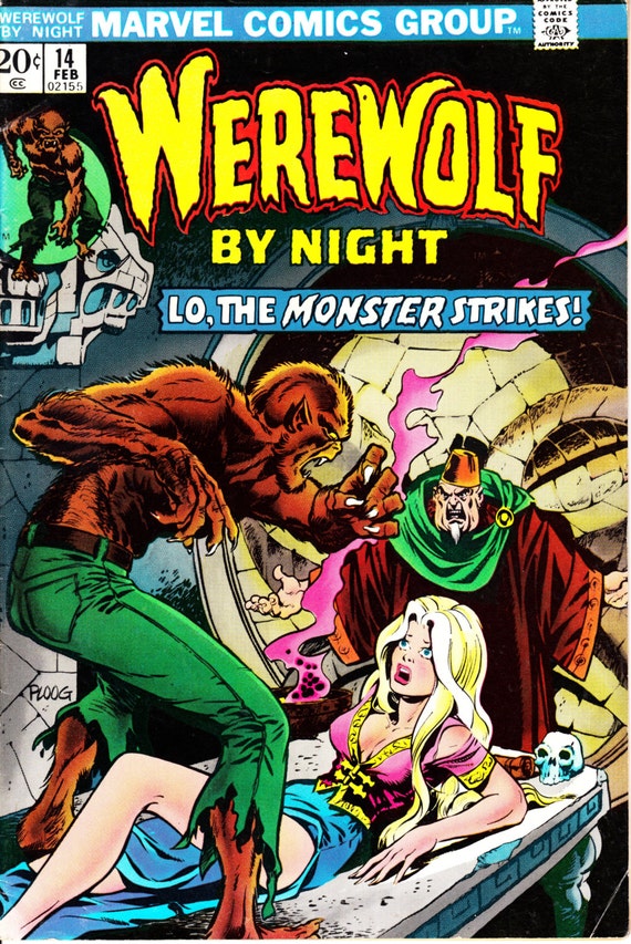 Werewolf By Night 14 February 1974 Issue Marvel Comics