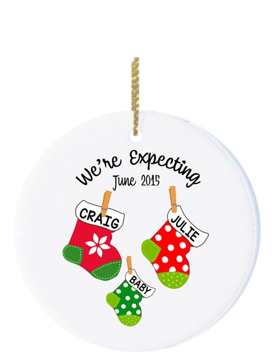 personalized christmas ornaments expecting ornament personalized christmas ornaments expecting ornament