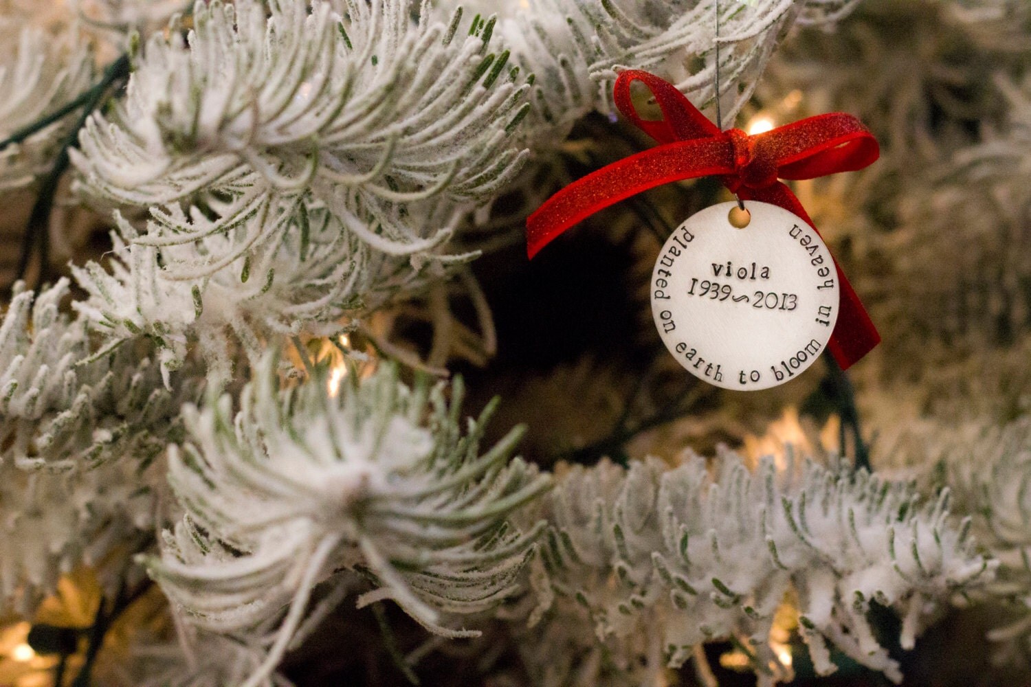 handmade personalized memorial christmas ornament by artslaw handmade personalized memorial christmas ornament by artslaw
