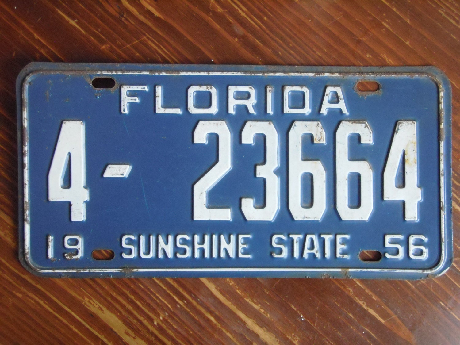 1956 Florida License Plate by WantableThings on Etsy