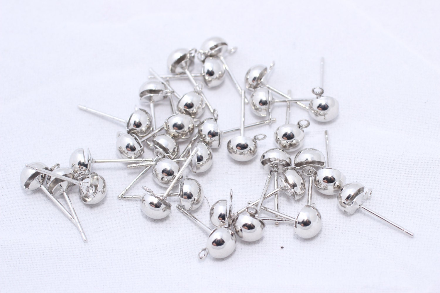 Sterling Silver Earring Post 6x16mm Earring Findings