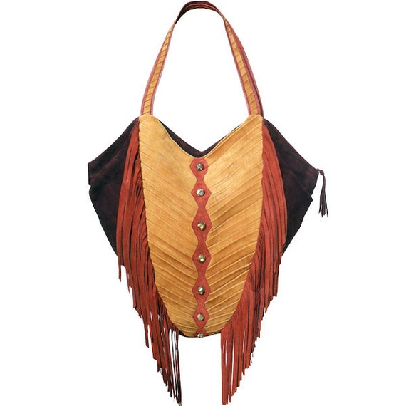 JACKIE, Bohemian Hobo. Roomy shoulder bag from soft and resistant ...