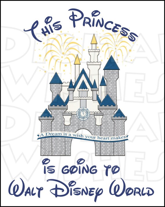 This Princess is going to Disney World Vacation Digital Iron