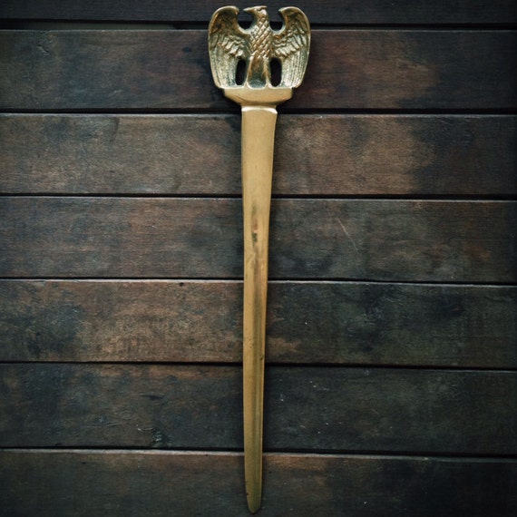 Vintage Brass Eagle Letter Opener