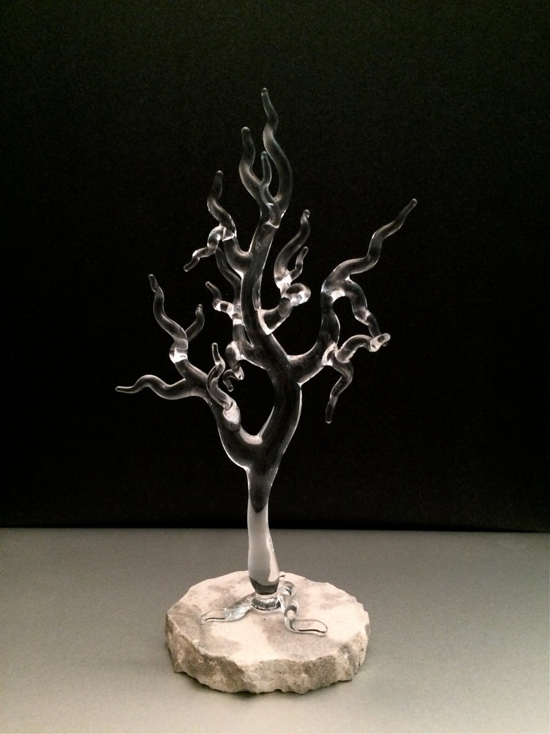 Handblown Glass Tree Sculpture 9576