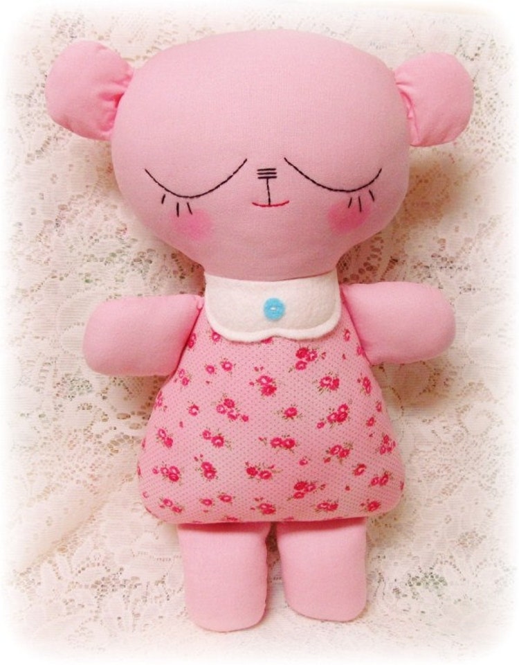 easy teddy bear pattern plush toy pattern softie by