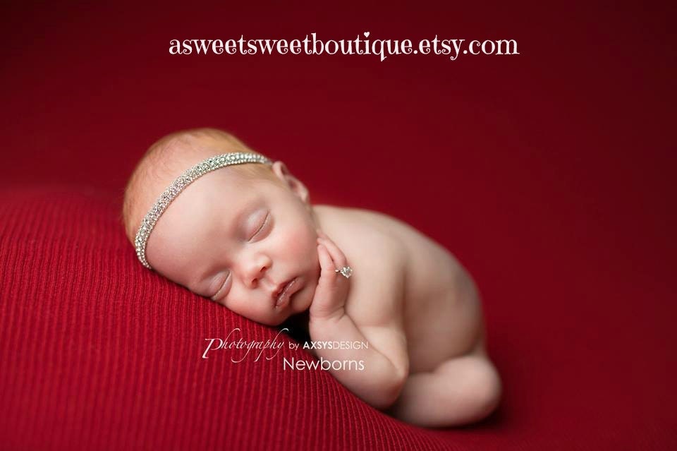 Newborn Ring Newborn Bling Band And Ring Set Newborn Photo