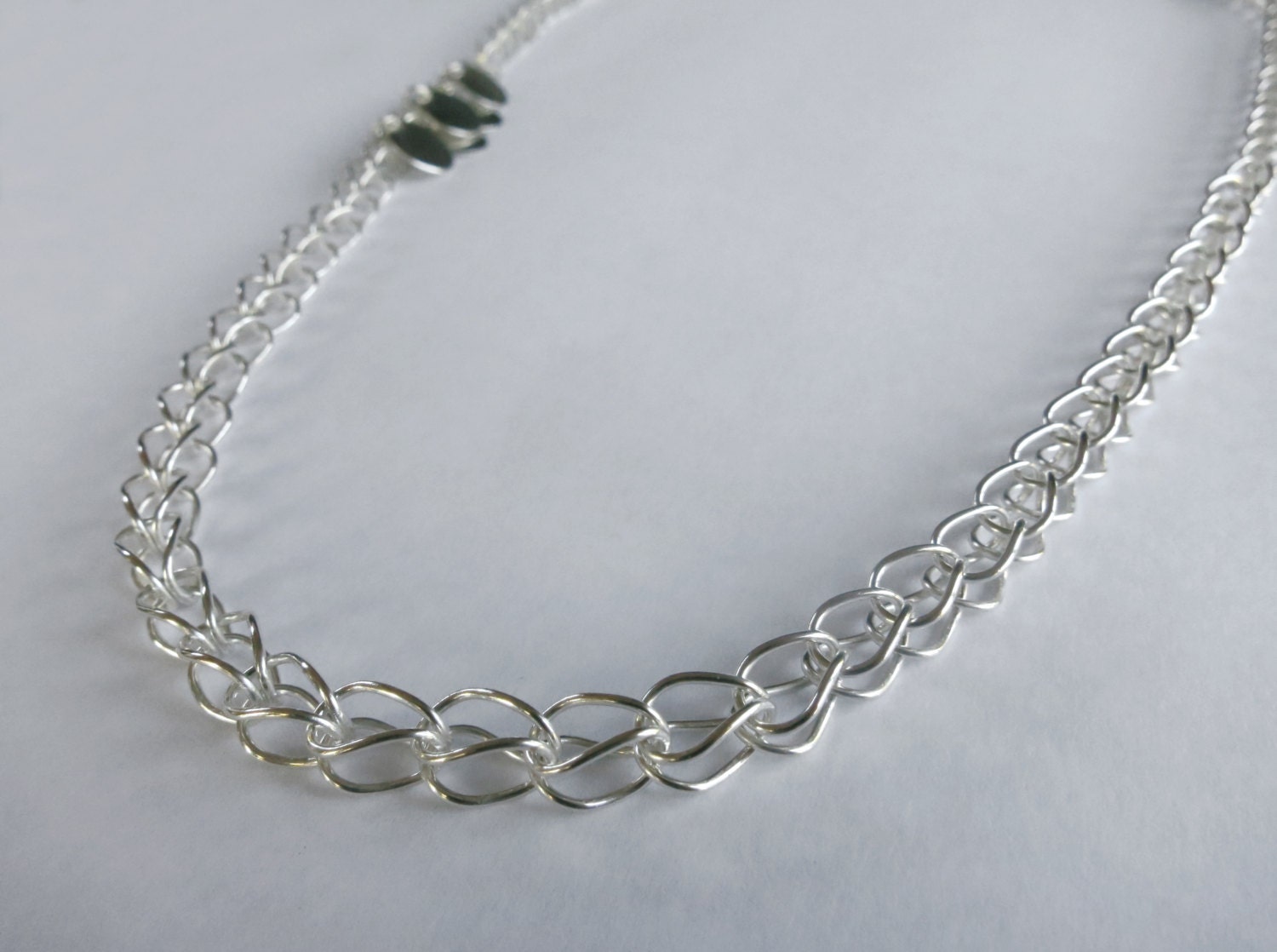 Classic Loop in Loop chain in sterling silver