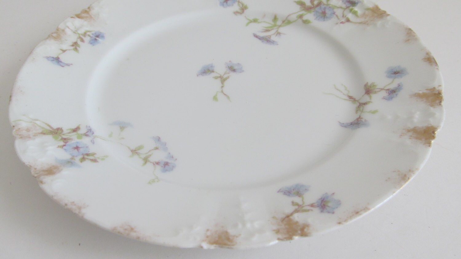 Blue Morning Glory Haviland Limoges China by ReVintageLannie