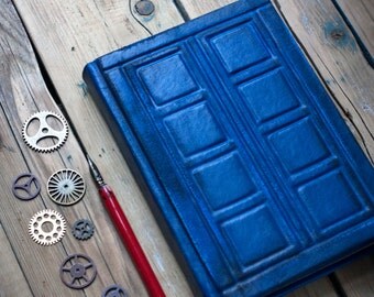 Tardis leather journal Doctor Who leather journal Doctor Who Inspired River Song's journal Tardis notebook Diary Tardis travel journal