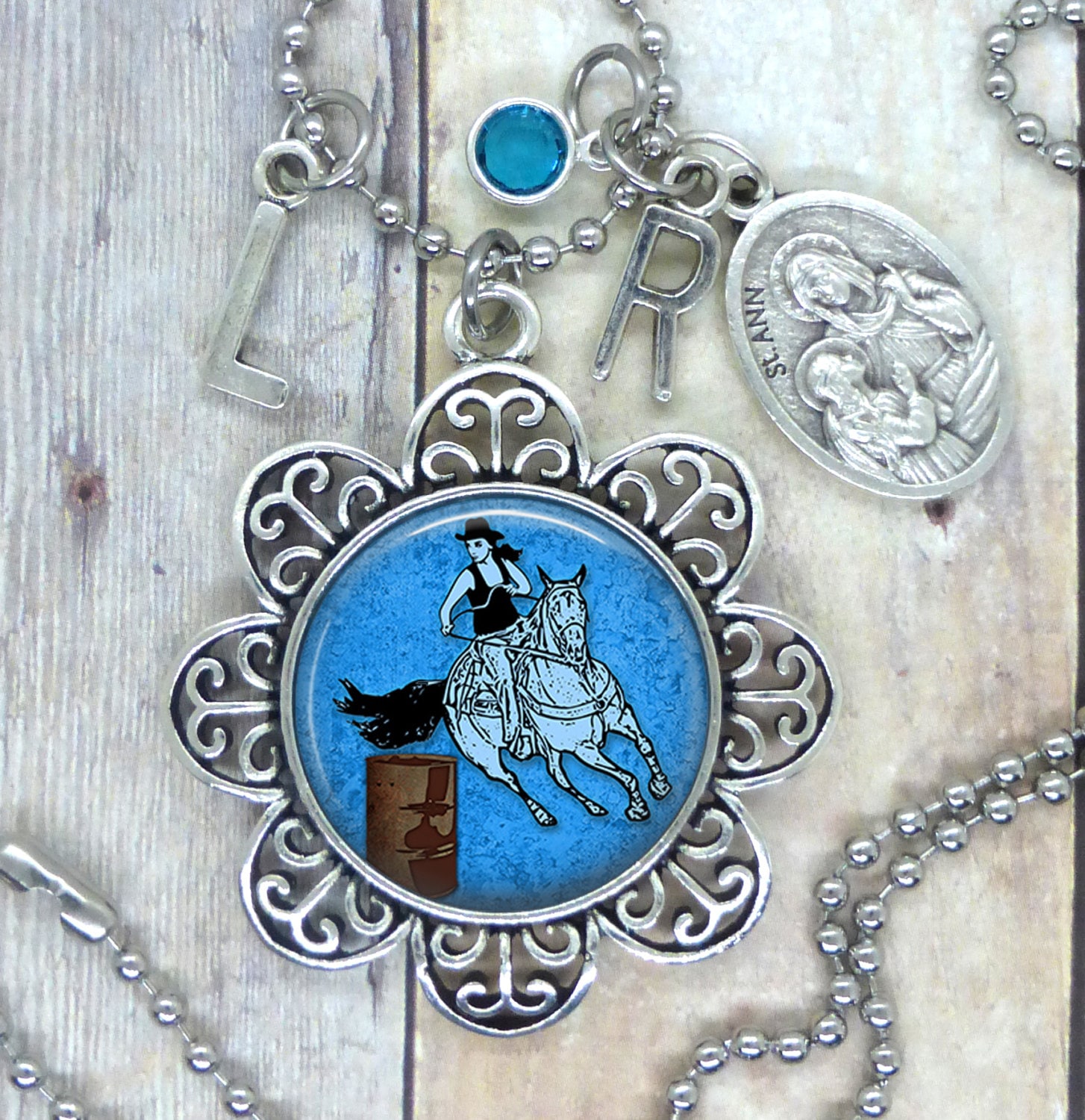 Patron Saint of Horses and Riders St. Ann Beautiful Image