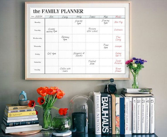 Family Planner Printable Family Organizer By