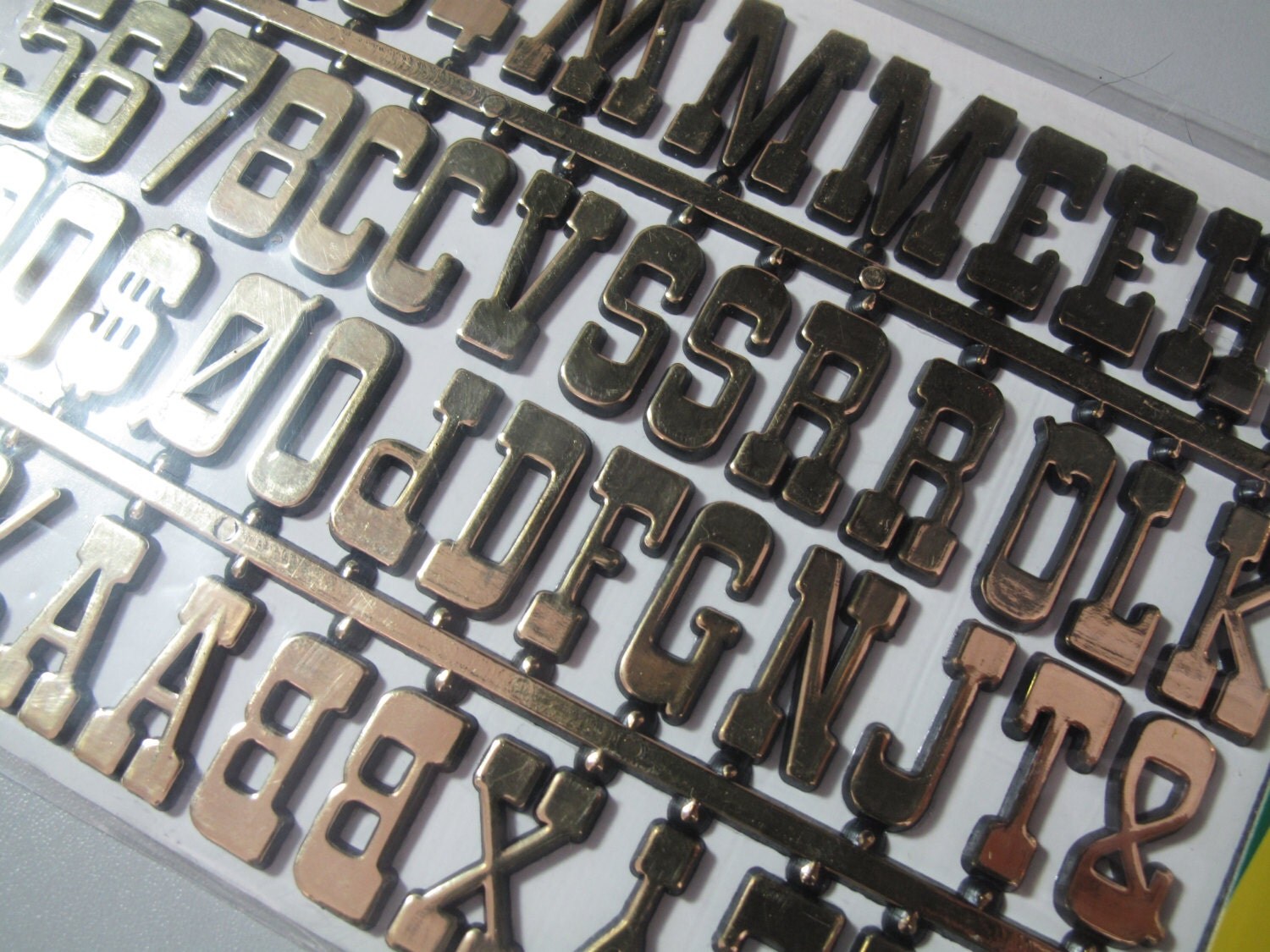 Self Adhesive Alphabet with Numbers and Punctuation 25 MM