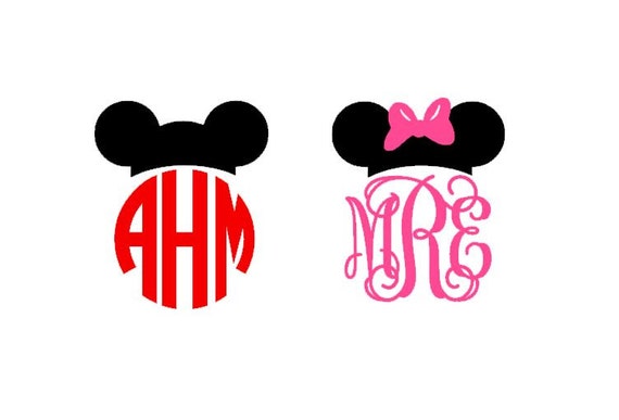 Download Minnie Mouse Monogram Svg Shefalitayal