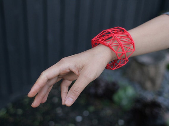 3dprinted Wireframe Bracelet