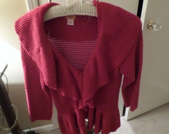 ruby red sweater