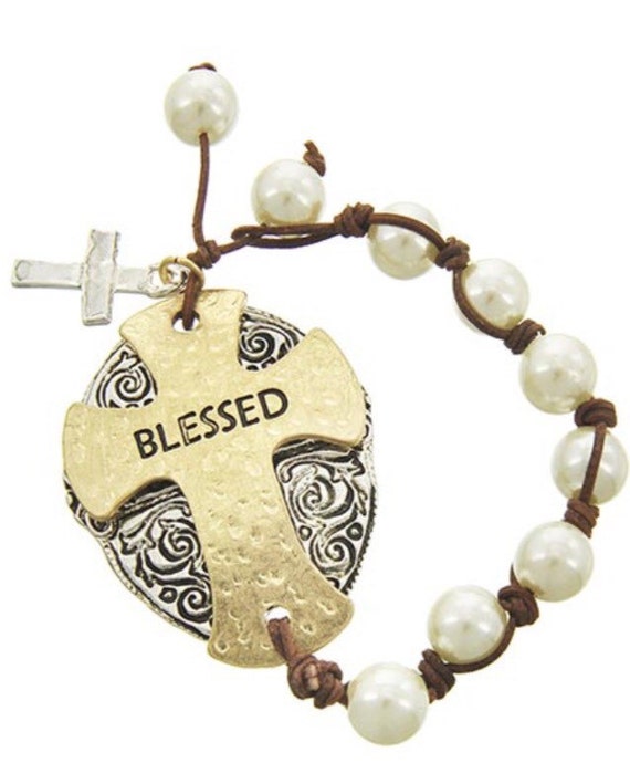 Blessed Bracelet by MyCheekyTrends on Etsy