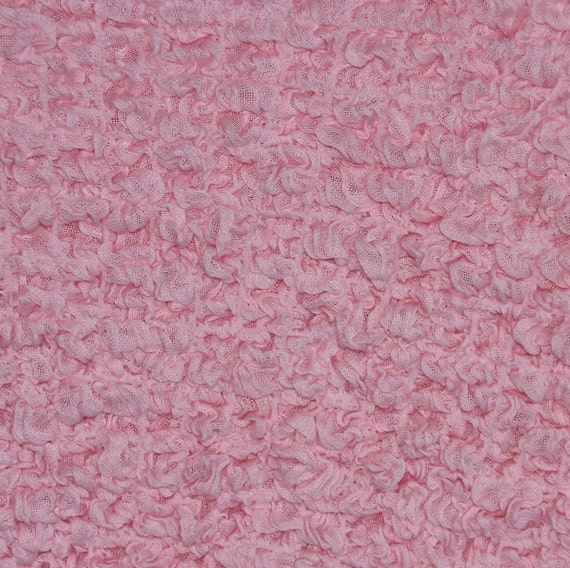 Baby Pink Blanket Soft cozy textured stretchy by Neckarations