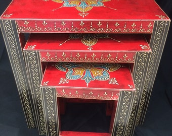 Set of 3 Elegant End Tables