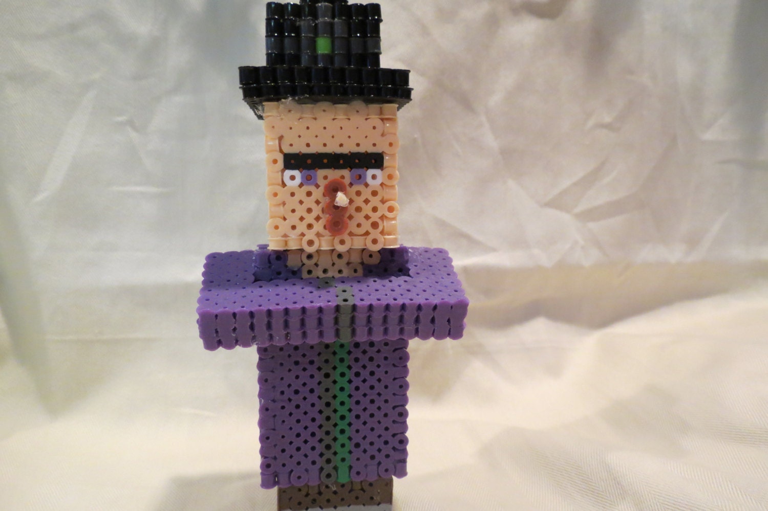 Minecraft perler bead witch by Beadbyblock on Etsy