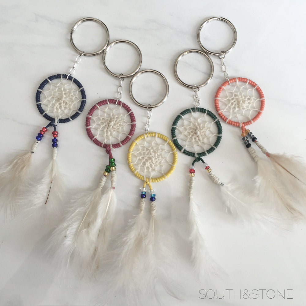 Dreamcatcher Keychain by SouthandStone on Etsy