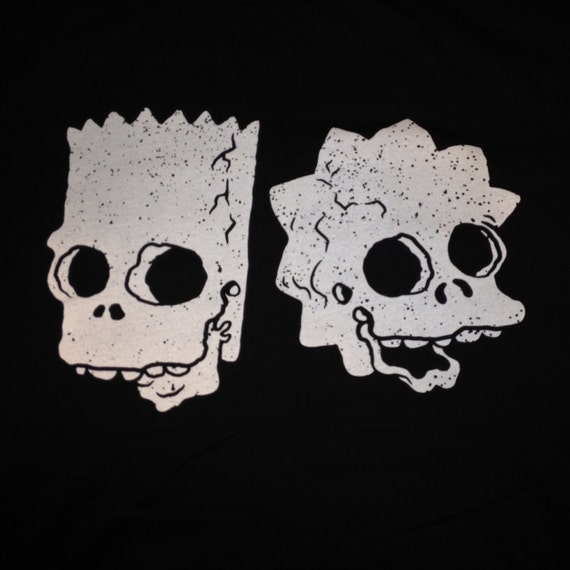 Bart & Lisa Skulls T-Shirt