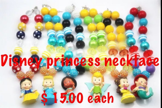 Items similar to Disney princess necklace on Etsy