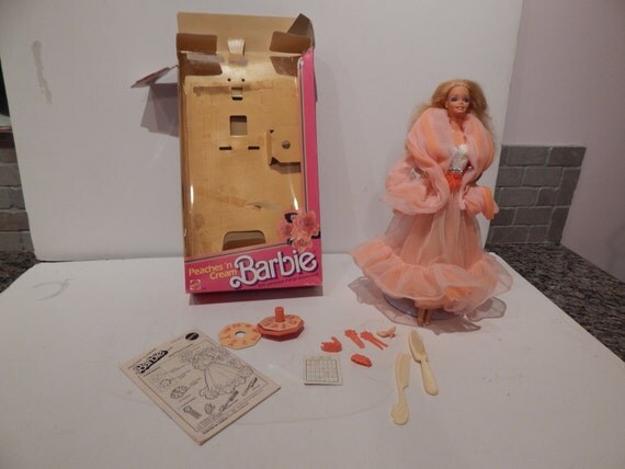 peaches and cream barbie 1984